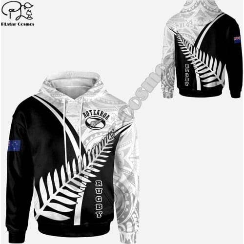 NewFashion NewZealand Maori Tribe Aotearoa Country Flag Tattoo Autumn Tracksuit Men/Women Harajuku Streetwear 3DPrint Hoodies 18