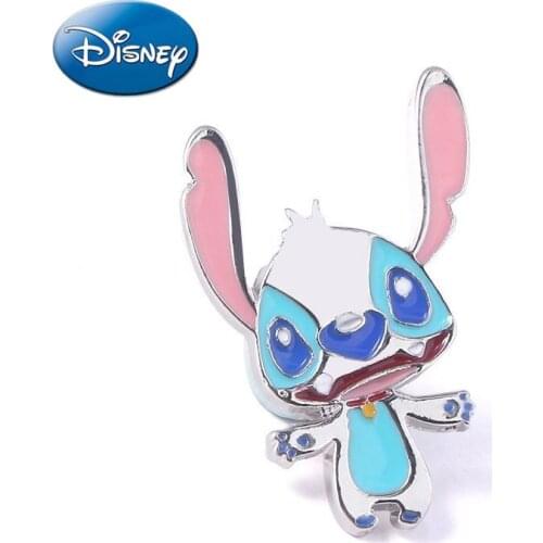 Disney Stitch Keychain Donald Duck Cute Cartoon Color Doll Metal Pendant
