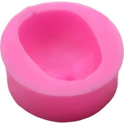 Food Grade Silicone 3D Baby Face Girl Head Shape DIY Chocolate Mold Fondant Candy Soap Polymer Clay Crafting Mould Baking P15D