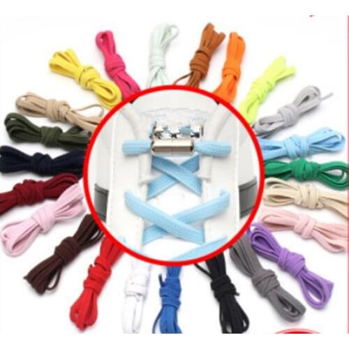 No tie his shoes Elastic LACES Elastic flat shoelace for adult children cute thoughtful christmas gift H