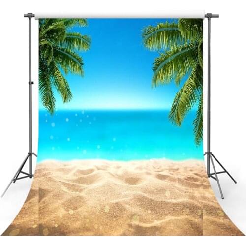 Avezano Backdrop Summer Tropical Sea Beach Coconut Tree Sunshine Party Photography Backgrounds Photo Studio Photophone Photozone