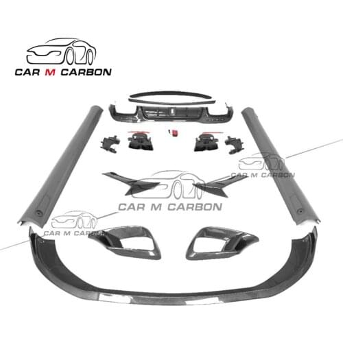 Carbon Fiber body kit facelift parts fit for S class W222 S63 S65 2018-2019 full set KO style