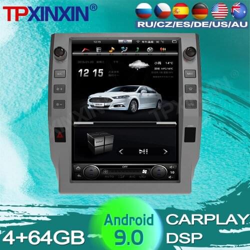 128G For Toyota Tundra 2014 - 2018 Android Tesla Car Radio Tape Recorder Multimedia Player GPS Navigation 12.1'' HD Big Screen