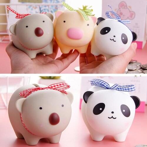 Panda Cute Kids Piggy Animals Bank Box Toys Treasure Money Coin Saving Money Table Decor Xmas Children Gifts