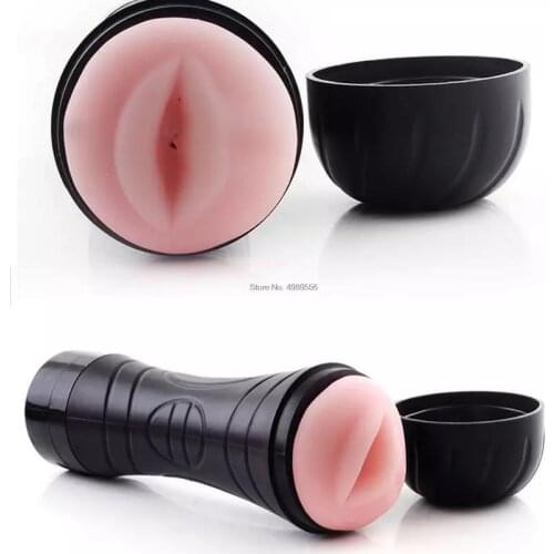 Soft Silicon Sucking Realistic Anal Vagina Cup male masturbat Cup Artificial Real Pocket Pussy Adult Sex Tool Sex Toys for Man