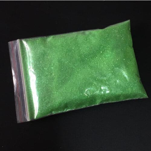 Neon Shiny Green Glitter pigment Powder Flash Cosmetic Acrylic Powder Dust DIY Craft Nail Art Decoration, 500g/bag