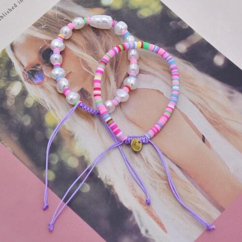 The New Summer Hot Bracelet Two-piece Faux Pearl Jewelry Fashion Wild Trend Ladies Jewelry