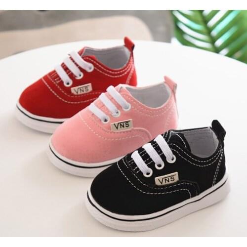 Newborn Baby Shoes Toddler Baby Girl Shoes Spring soft Canvas First Walkers Sports Causal shoes 0-24M