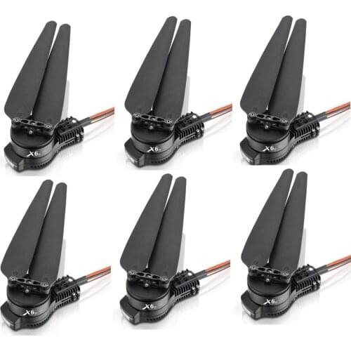 Original 3cw+3ccw X6 Power System for Agricultural Drone motor ESC propeller and 30mm tube adapter motor mount combo