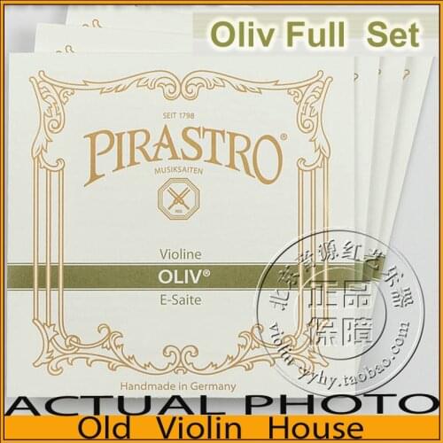 Pirastro Oliv Violin Strings Set 4/4 Gold E (211021), ,full set,made in Germany,Hot sell