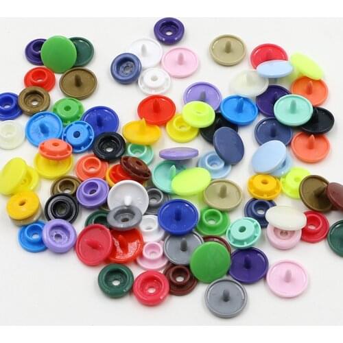 50set/bag T3 T5 T8 color plastic snap button snap baby clothes dark buckle baby button raincoat button