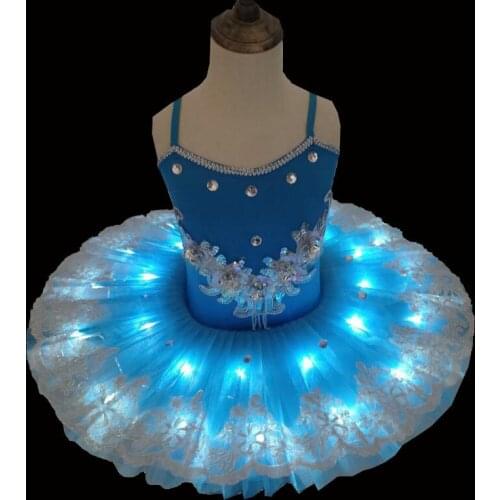 Professional ballet skirt led Swan Lake childrens Ballet adult ballet skirt picture female dancer Ballet Skirt Girl