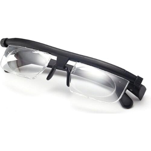 Non-Prescription Adjustable Glasses Lenses for Nearsighted Farsighted Computer Reading Driving Unisex Variable Focus Glasses