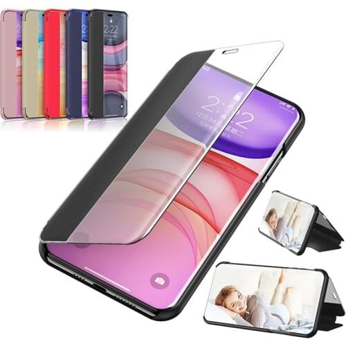 Luxury Flip Case for IPhone 12 Mini Pro Max 5G IPhone12 12Mini 12Pro 12ProMax New Arrival Smart View Half Window Back Cover Auto