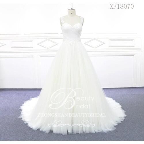 Beautybridal Robe de Mariage Sweetheart Bohemian Lace Vintage Boho Beach Wedding Dress Romantic Wedding Gowns XF18070