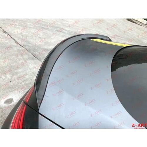 Z-ART edition carbon fiber rear spoiler for Mercedes Benz C class Coupe carbon fiber rear wing for W205 Coupe 2015-2019