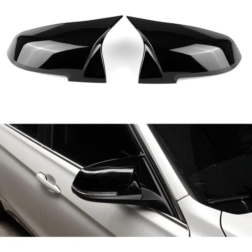 1 Pair M Look Car Side Mirror Cap for BMW F20 F21 F22 F23 F87(M2) F30 F31 F34 F32 F33 F36 E84 ABS Plastic Carbon Mirror Cover