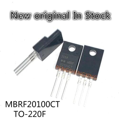 10PCS/LOT MBRF20100CT TO220F MBR20100CT 20100CT TO-220F New original spot hot sale