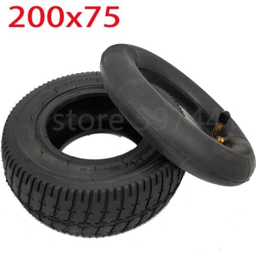 200x75 Outer Tyre Inner Tube 200*75 Tyre for Electric Scooter Go Kart Accessory