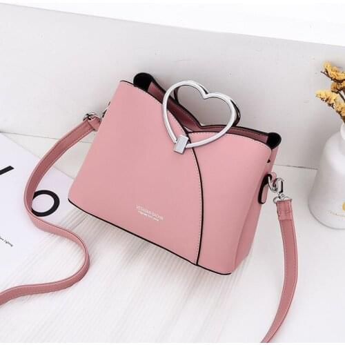 2021 New Fashion Female Tote Bag PU Leather Top-Handle Shoulder Purse Style Handbags