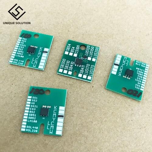 6 colors/set for Mimaki LUS-120 ONE TIME Chip for JFX200 SIJ-320UV UJF-3042MkII 1L DS 2431