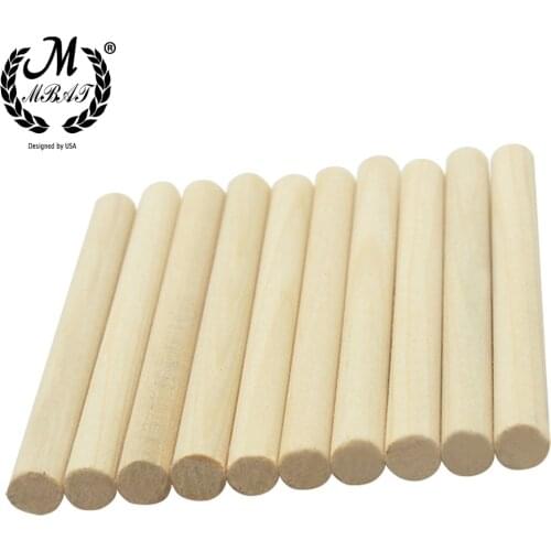 M MBAT 10Pcs Acoustic Violin Column High Quality Spruce Sound-Post Sound Post Stringed Instrument Part For 4/4 & 3/4 Violin