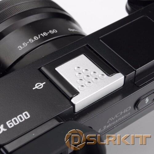 Silver Metal Hot Shoe Cover for Sony A6500 A6300 A6000 A3000 A7RM2 A77M2 NEX-6 Camera