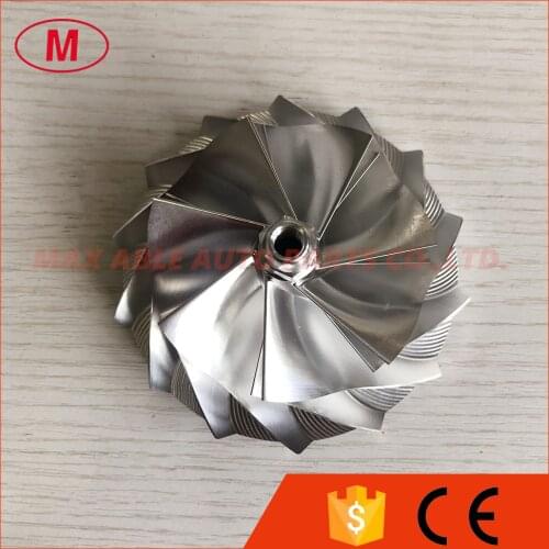 HX40 7+7 blades 66.90/92.00mm high performance turbo Turbocharger milling/aluminum 2618/billet compressor wheel