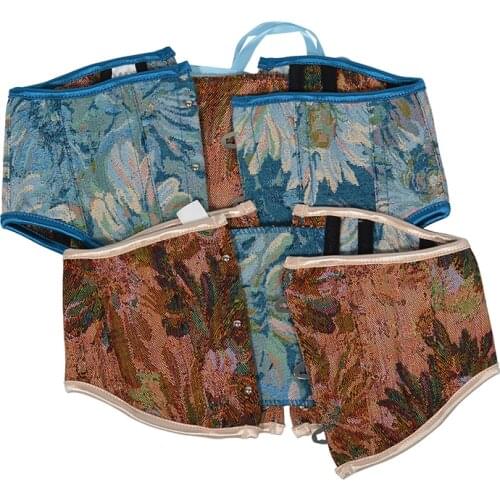 6.3inch Short Underbust Corset Plastic Boned Heavy Duty Waist Trainer Hourglass Body Shaper