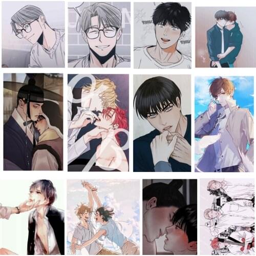 Cute Anime boy Paper Stickers Homemade Bookkeeping Decals on Laptop / Decorative scrapbooking / DIY stickers