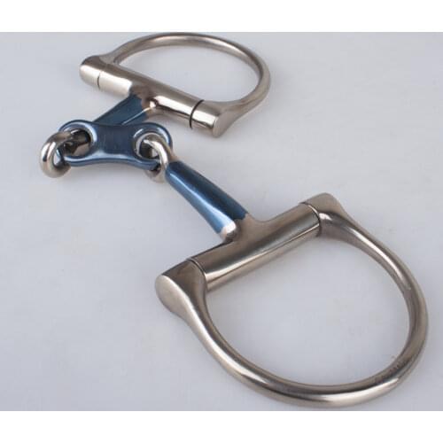 Cavassion Snaffle Bit Length 13.5cm/14.5cm Equestrian Movable Ring Bit Horse Gag Bit when coating horses mouth Armature