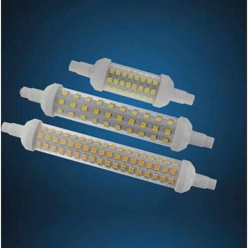 Newest ceramics SMD2835 Dimmable r7s led corn light 10w 15w 20w r7s led bulb lamp AC220-240V replace halogen lamp 20mm diameter