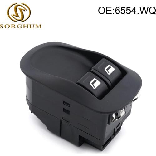 New Electric Master Window Switch For Peugeot 206 CC, 2D, 2A, SW, 2E, 2K Front Left / Right Side 6554.WQ