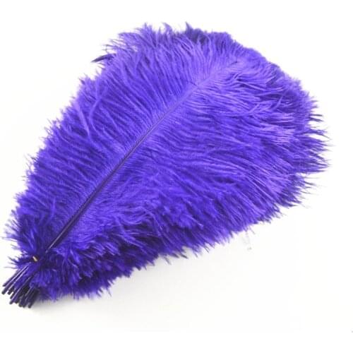 10Pcs/Lot Purple Ostrich Feather for Crafts 15-70cm/6-28" Ostrich Feathers for Jewelry Making Home Wedding Feathers Decoration