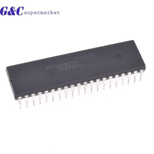 PIC16F877A-I/P DIP40 PIC16F877A DIP 16F877A DIP-40 Enhanced Flash Microcontrollers new and original IC diy electronics