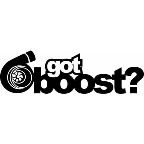 Get Enhanced Car Stickers Enhanced Turbo Personalized Car Stickers Pvc Stickers for Various Models Black/white, 13CM * 4CM