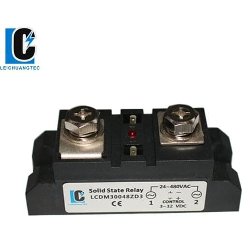 Industrial SSR 300A DC to AC High Power Solid State Relay,Heavy Duty Solid State Relay,Middle Size LeiChuang TEC New
