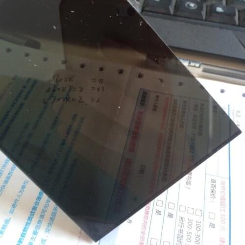 Transparent Black Plexiglass