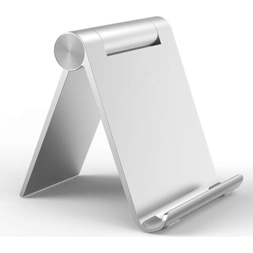 Foldable Aluminum Alloy Universal Phone Holder Desk For iPhone Samsung iPad Desktop Tablet Stand Mobile Phone Table Mount