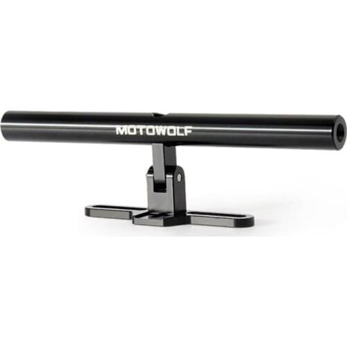 New for MOTOWOLF Motorcycle Modifying Extension Crossbar Aluminum Alloy Extended Bracket Multifunction Adjustable Expansion Rod