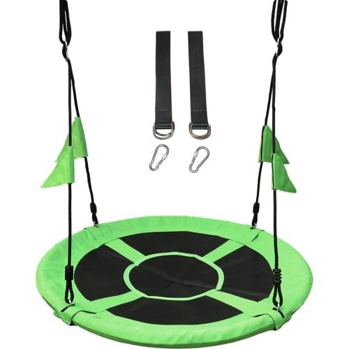 Outdoor Children Kids Tree Swing Heavy Duty Playground Swing Set 39.4'' Swing For Park Backyard Playground