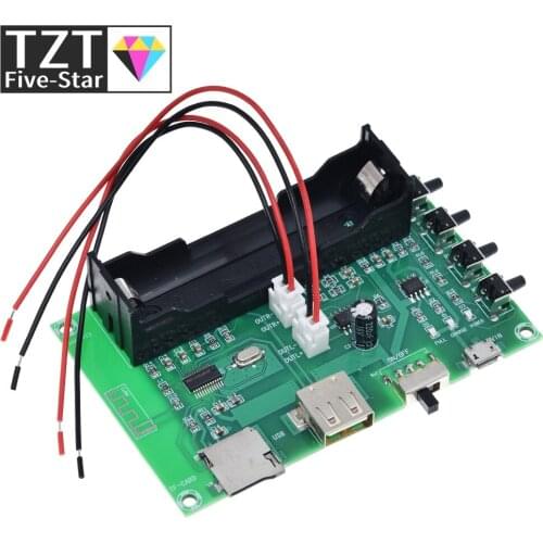 XH-A150 PAM8403 Bluetooth Amplifier audio Board 5W*2 Lithium Battery Singing Machine USB TF-Card Dual Channel Mini Speaker DIY