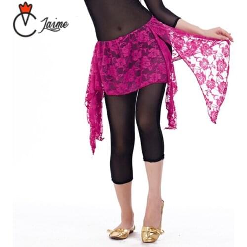 13 Colors 2018 Women Dancewear Belly Dance Clothing Hip Belts Practice Wrapped Short Skirts Bellydance Hip Scarf (without pants)