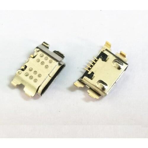 10-200pcs Micro USB 5Pin Jack Connector socket Data charging port tail plug For Samsung Galaxy A01 A015 A015F/DS Mini USB Jack