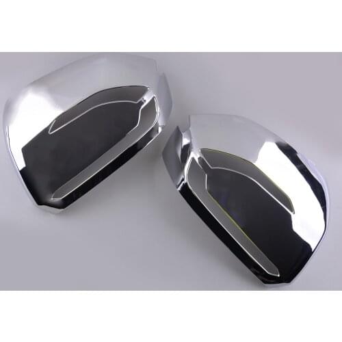 2Pcs Car ABS Chrome Front Side Door Rearview Mirror Cover Trim Fit for Hyundai Palisade 2020