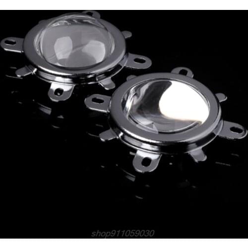 44mm Lens + 50mm Reflector Collimator+ Fixed Bracket For 20W-100W LED Light Lamp F05 21 Dropshipping