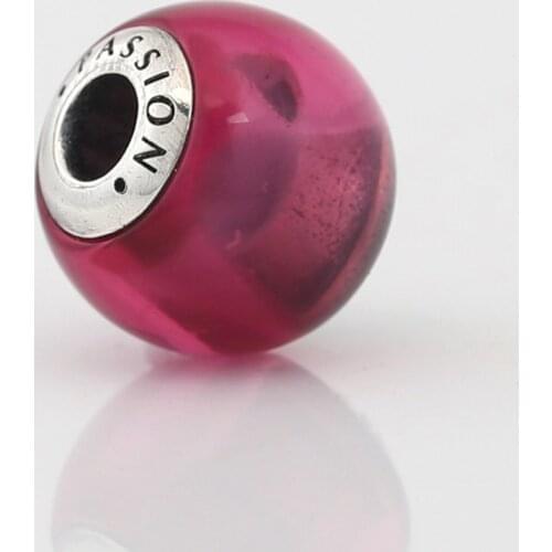 Athentic 925 Sterling Silver Essence Bead PASSION Charm for Women Essence Bracelet Bangle Lady Jewelry Gift Small Hole