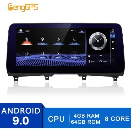 12.3" Stereo Android 9.0 for Lexus RX300 RX350 RX400 RX450 2020 GPS Navigation DVD Player Radio 8Core Multimedia 4G+64G FM Unit