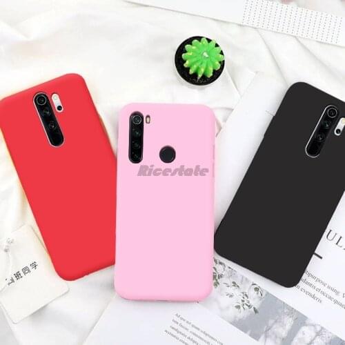 Candy color Case for Redmi Note 8 Pro 8A Matte silicone soft cover Redmi Note8 Note 8 Pro Matte Soft Back Phone Cover Cases