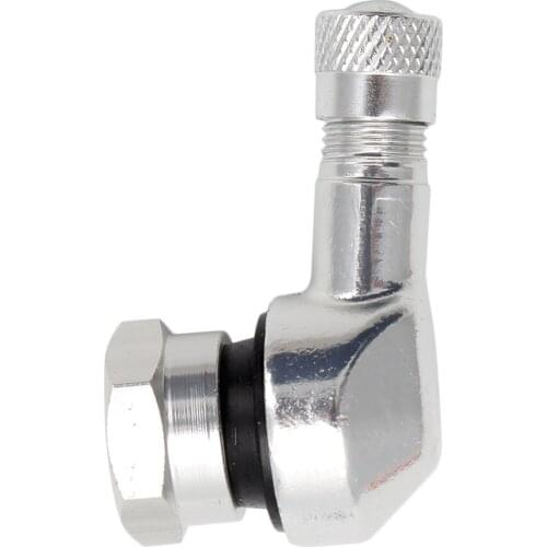 Black 90Â° CNC Motorcycle Valve Stems Tire 10mm 11.3mm Rim Wheel Aluminum